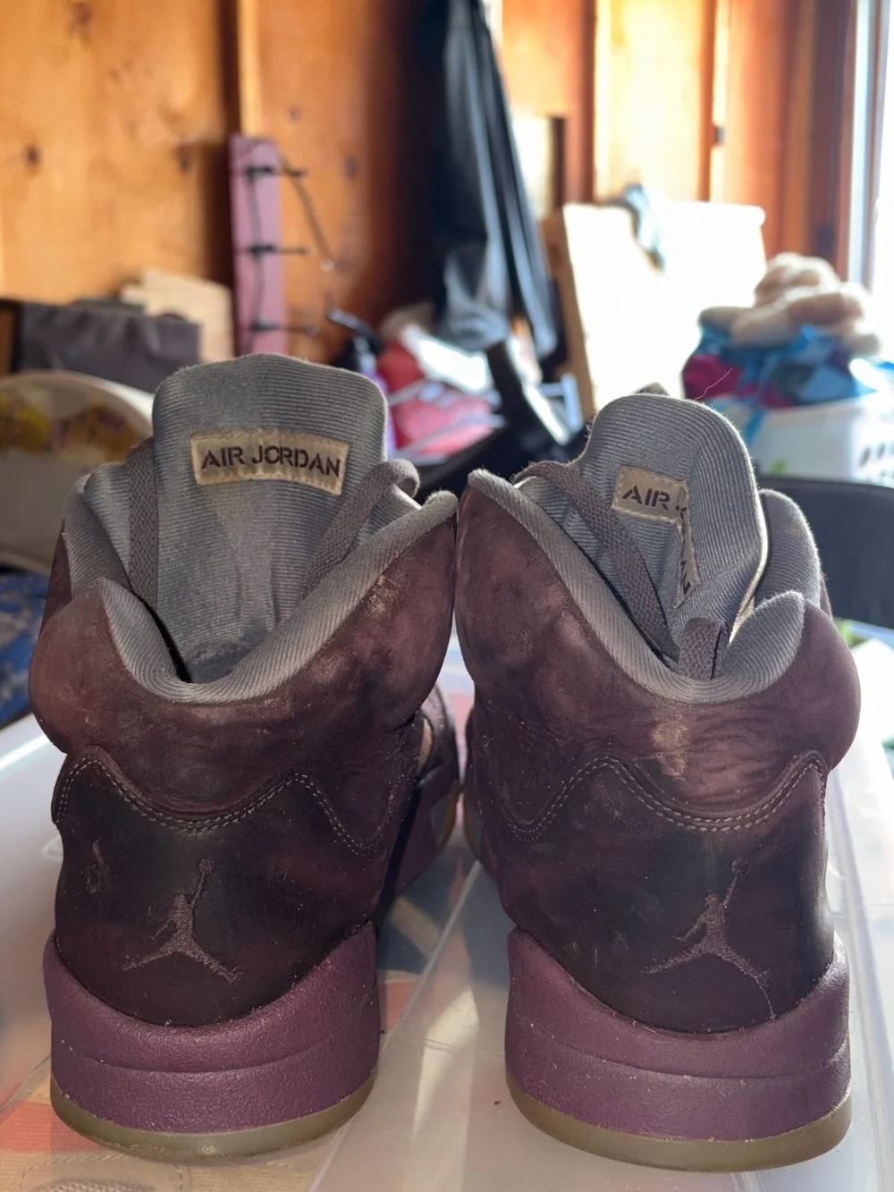 Air Jordan 5 Retro SE Burgundy Sneaker size 12